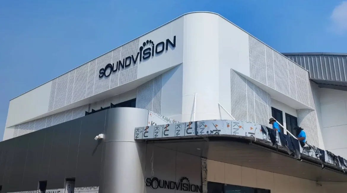 วิธีติดตั้ง aluminium composite วางระบบโครง รอยต่อ การขยายตัว